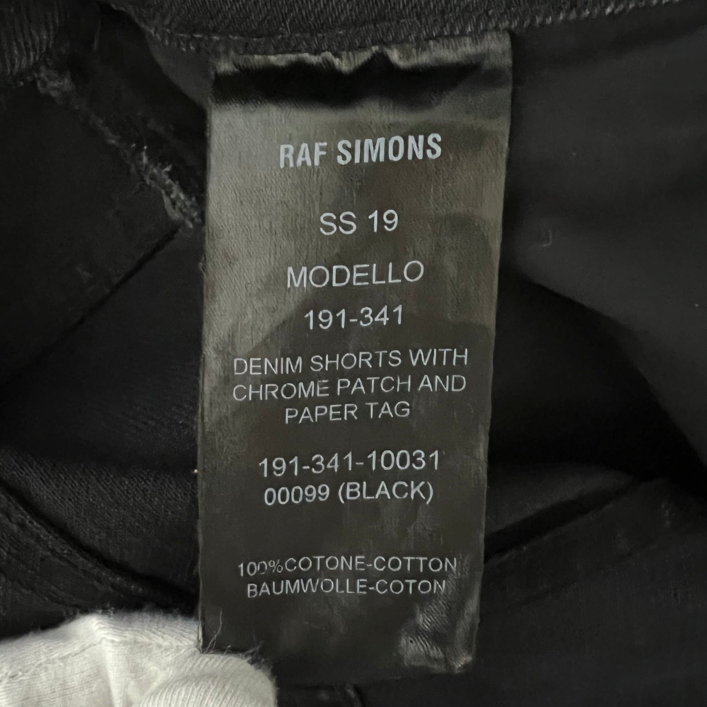 RAF SIMONS 19SS Shorts