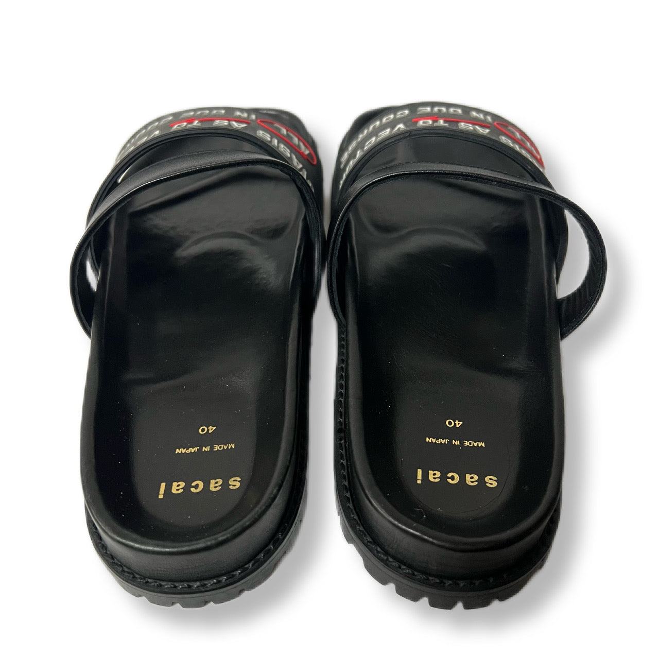sacai サカイ サンダル ビブラム