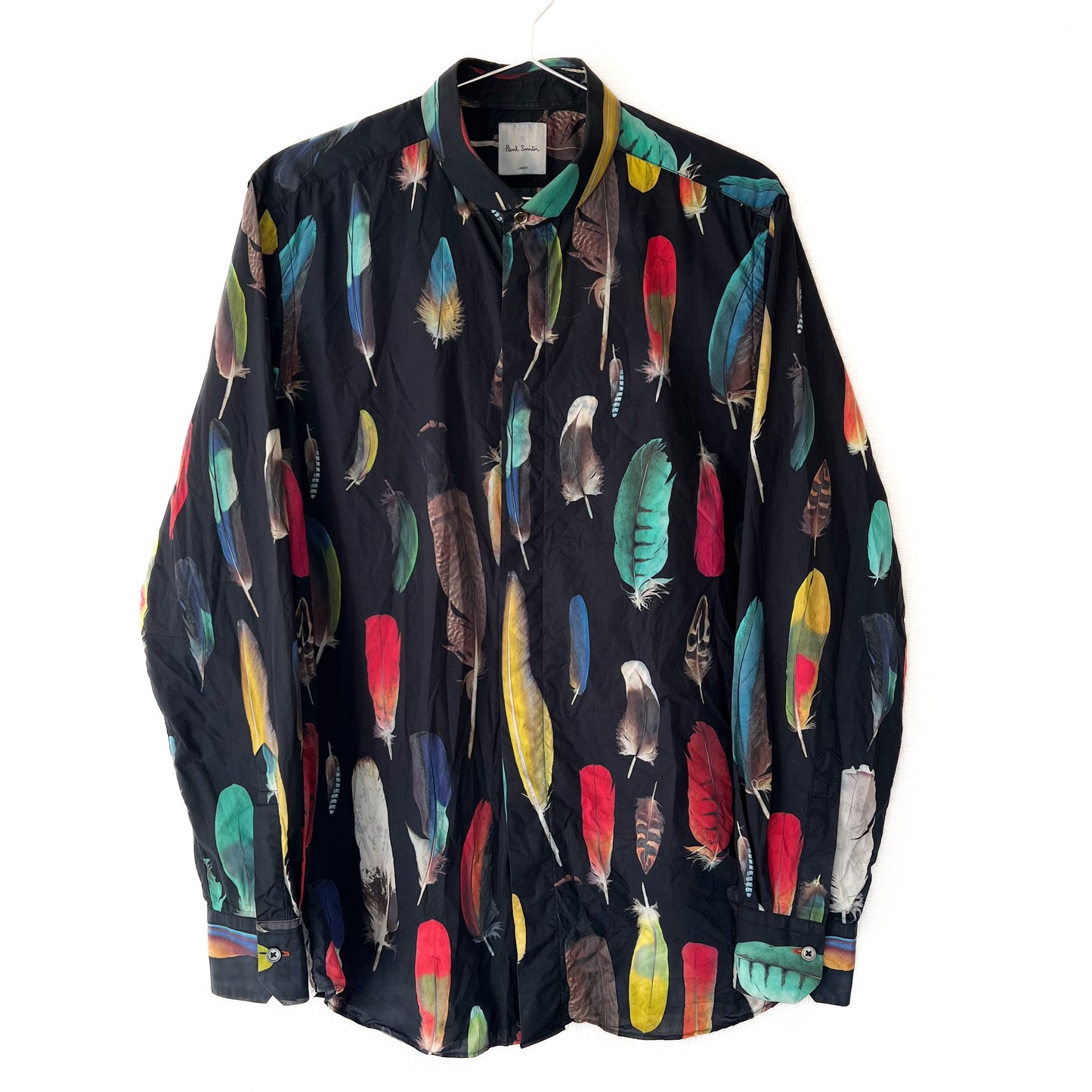 Paul Smith Shirt Feather Shirt All-over Pattern