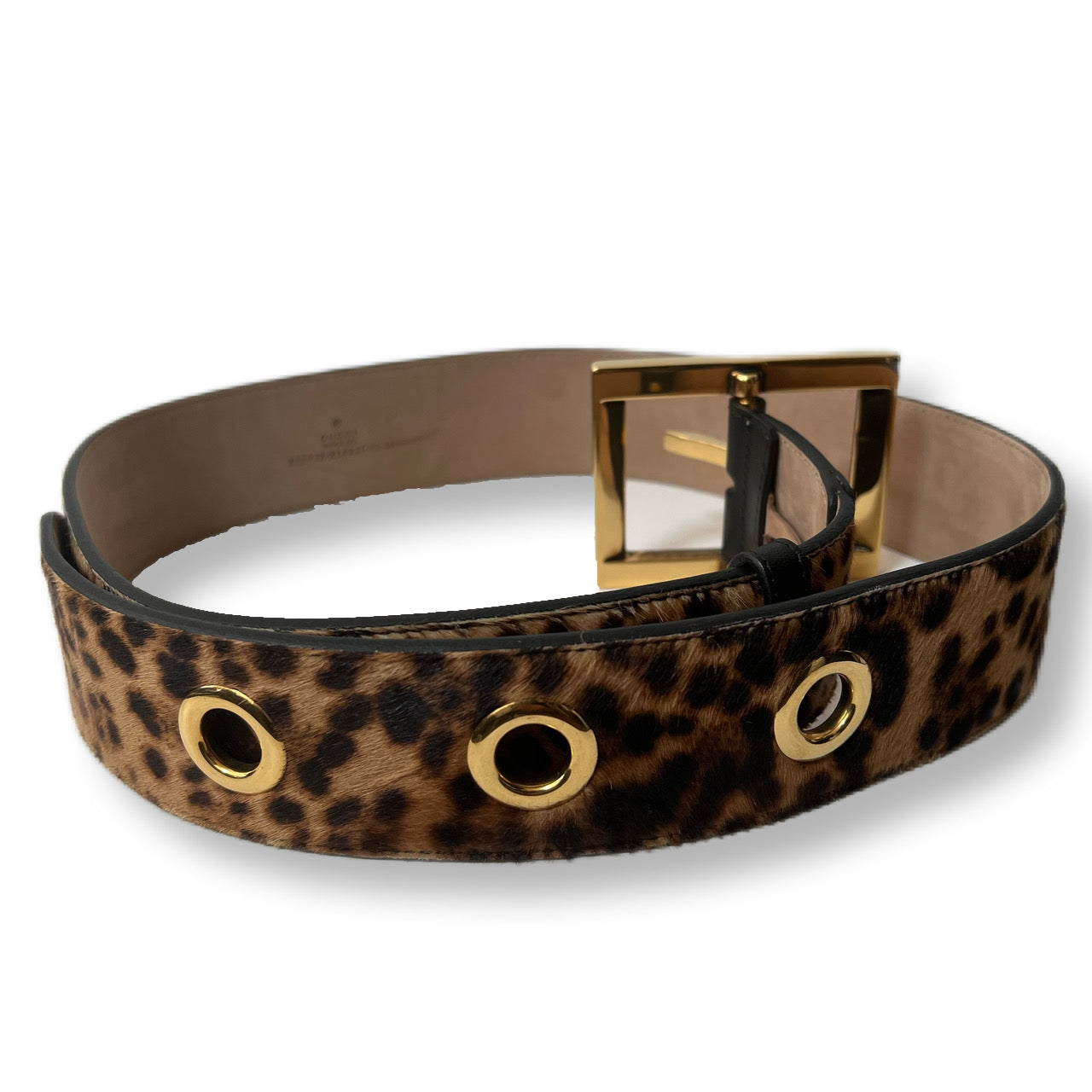GUCCI グッチ ベルト 豹柄 レオパード
