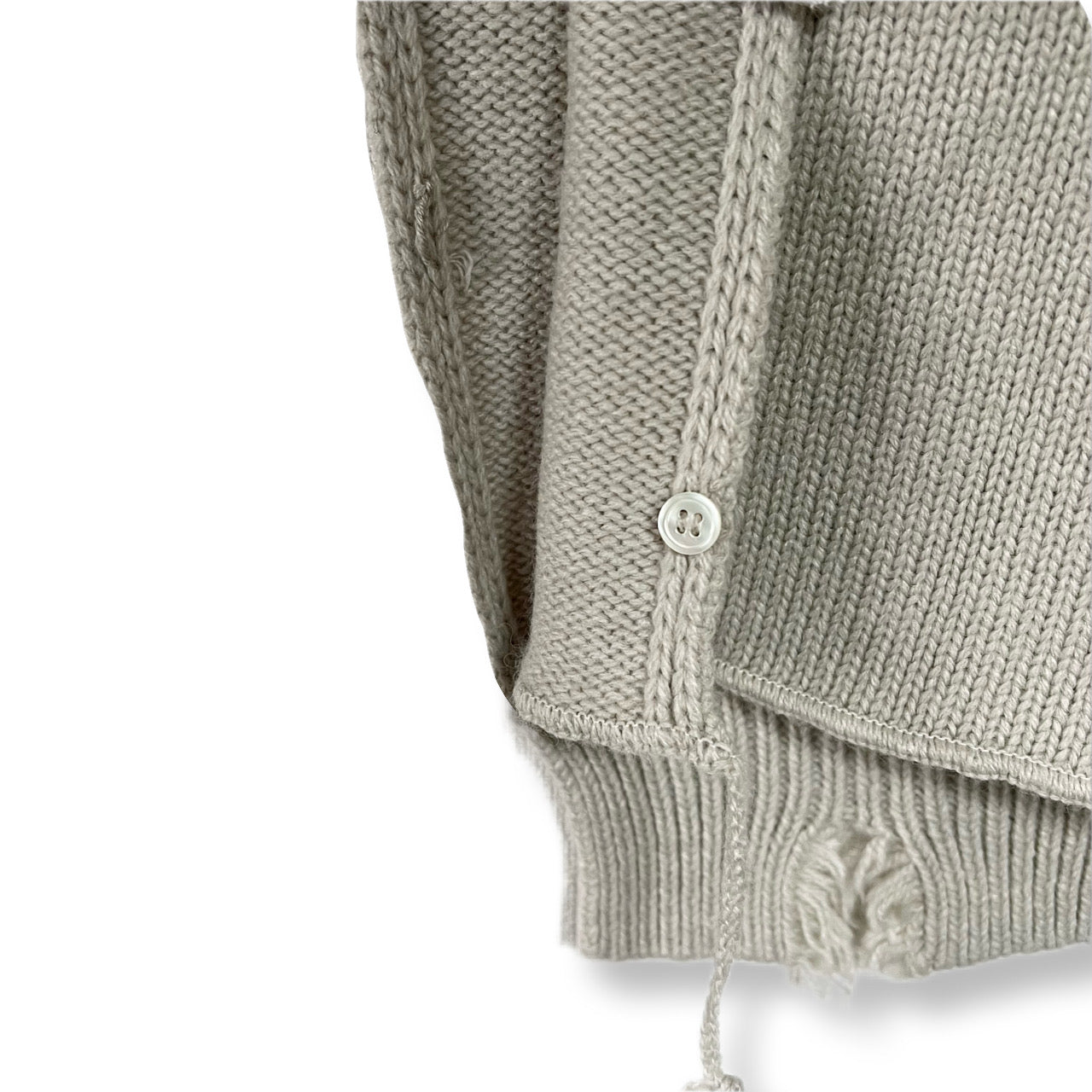 Maison Margiela knit vest with white tag and crash