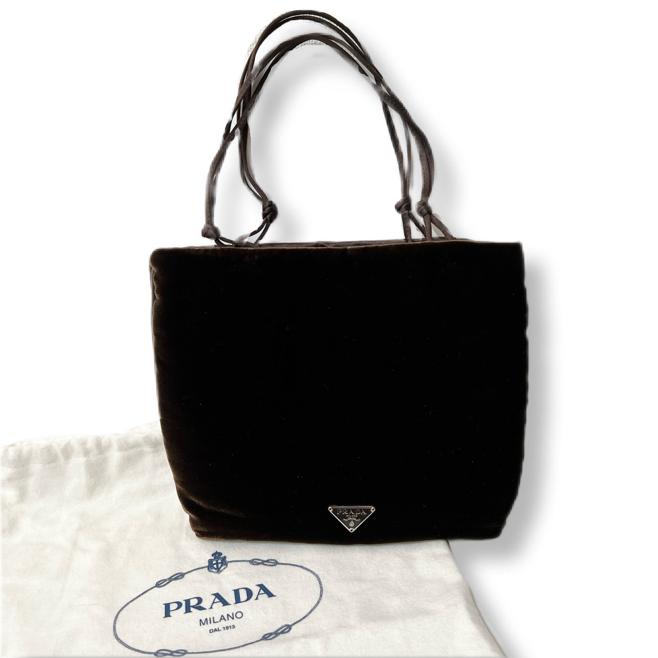 PRADA プラダ ハンドバック ベロア ベルベット