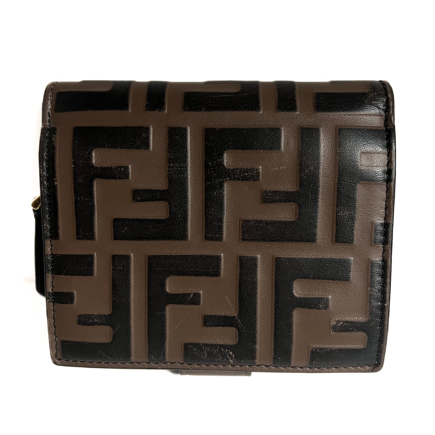 FENDI Folding Wallet Bi-fold Wallet Zucca