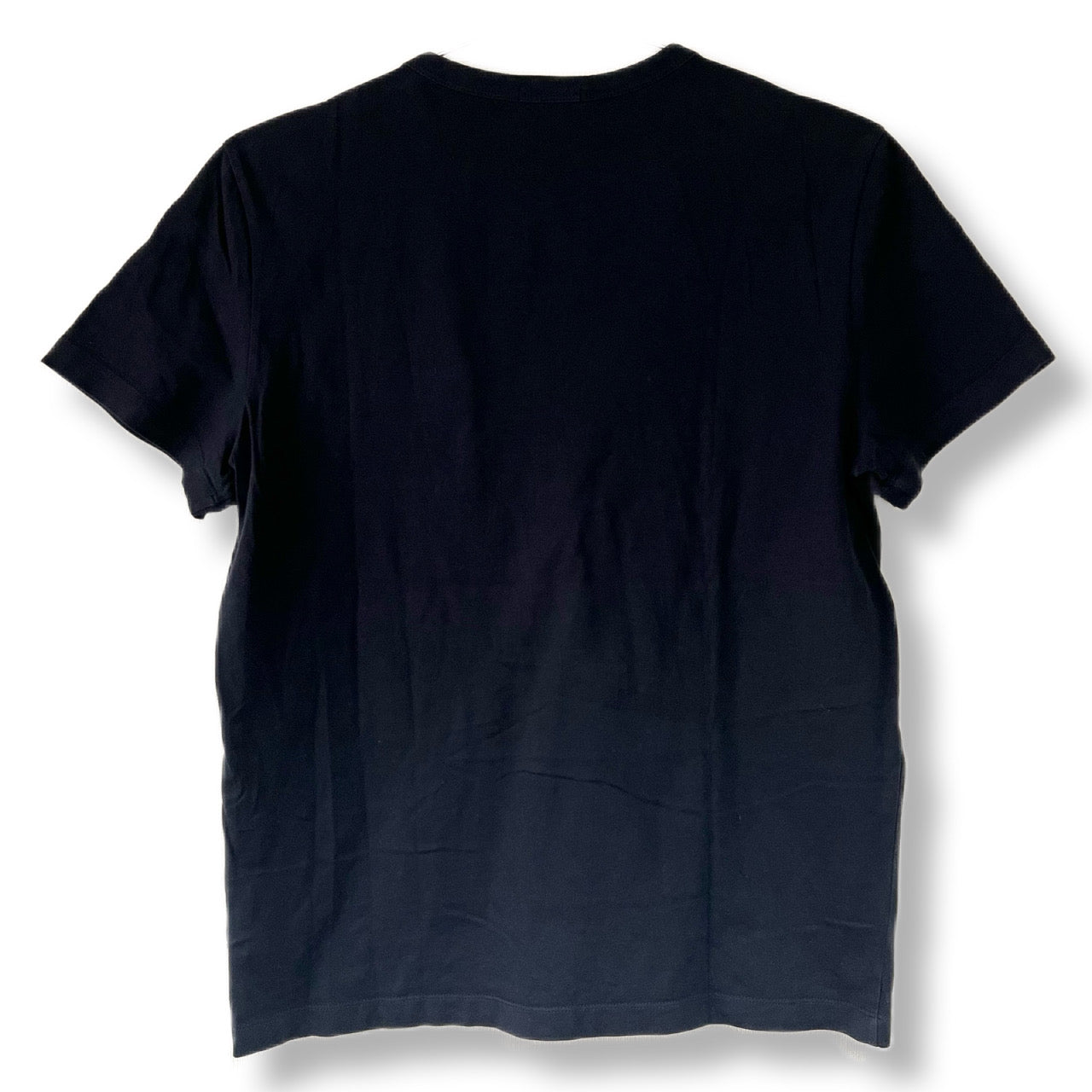 MONCLER T-shirt with double patch, navy, big logo