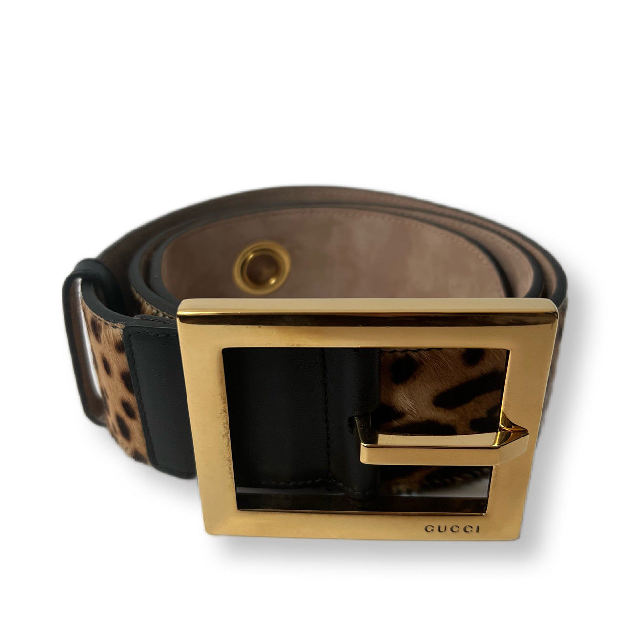 GUCCI グッチ ベルト 豹柄 レオパード