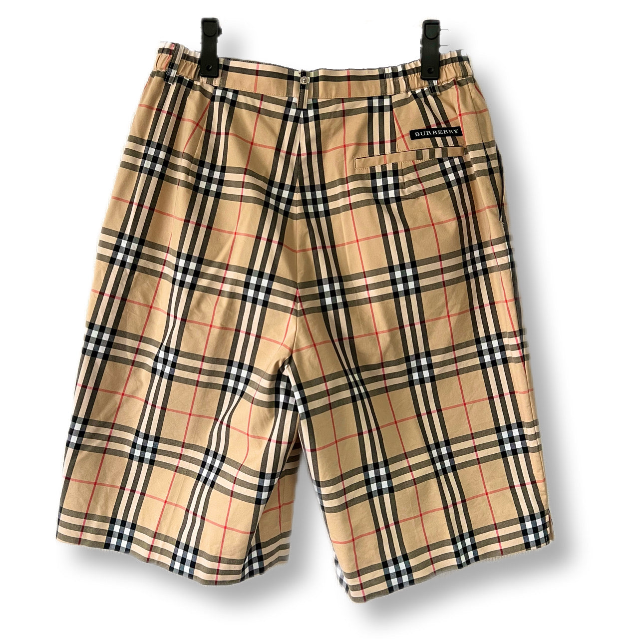 Burberry Nova Check Camel Golf Shorts Half