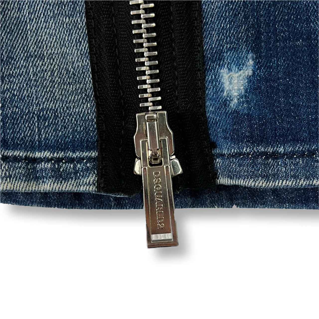 DSQUARED2 Dsquared skirt denim distressed zip