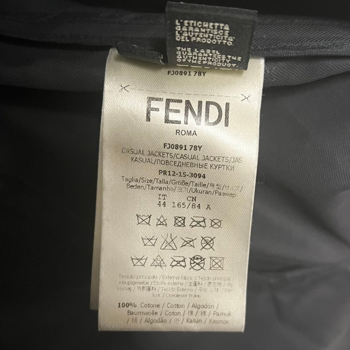 FENDI フェンディ カジュアルジャケット コットン