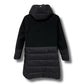 HERNO Hooded down coat with wool inserts