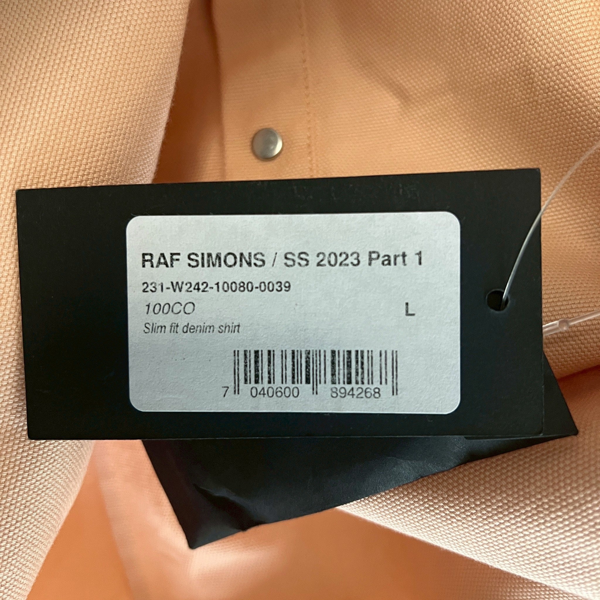 ラフシモンズ 23SS デニムシャツ ワッペン – REKNOW