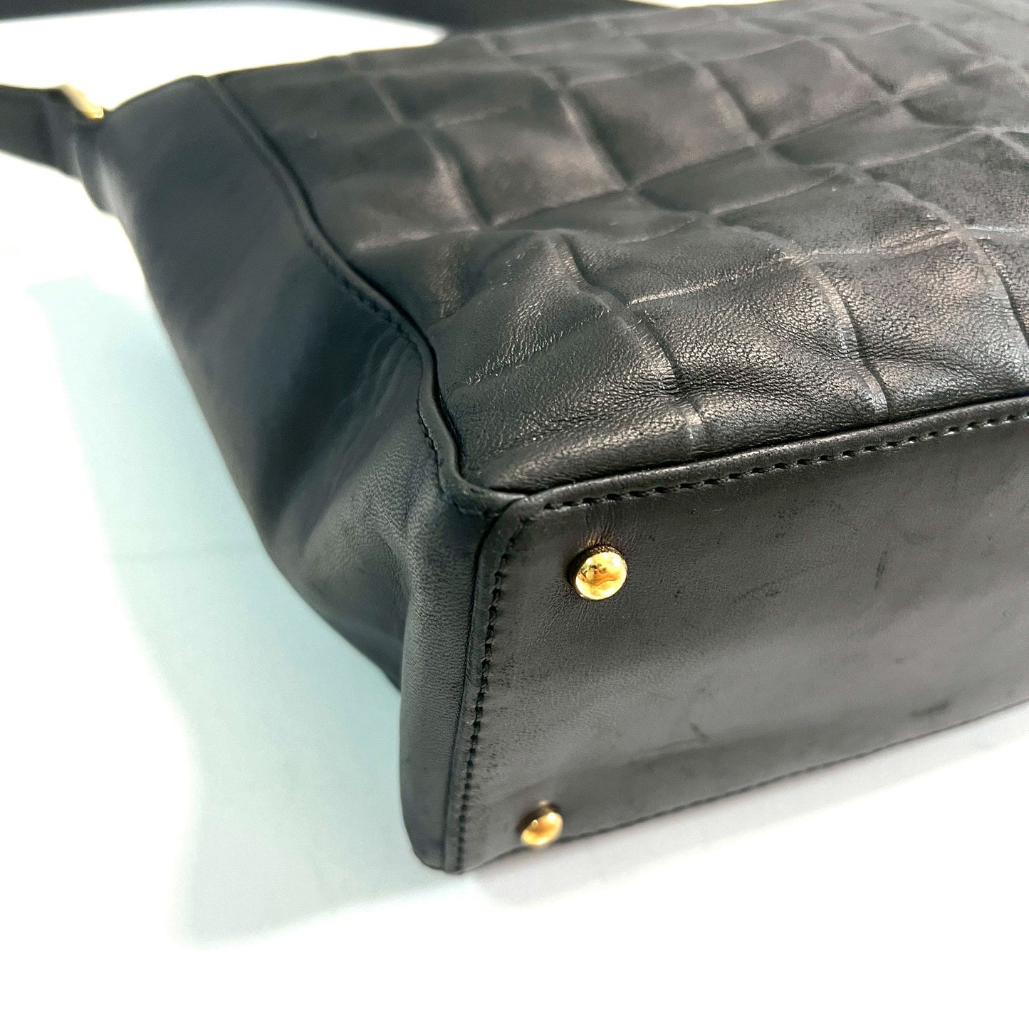 CHANEL シャネル ワンショルダーバッグ チョコバー デカココ