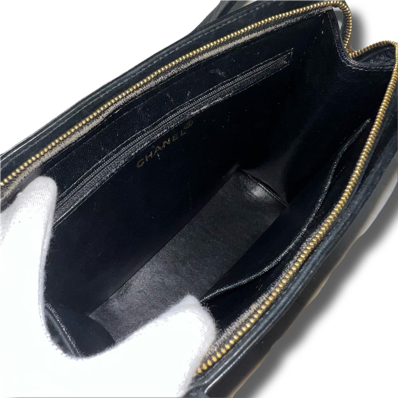 CHANEL Chanel handbag shoulder tote lambskin