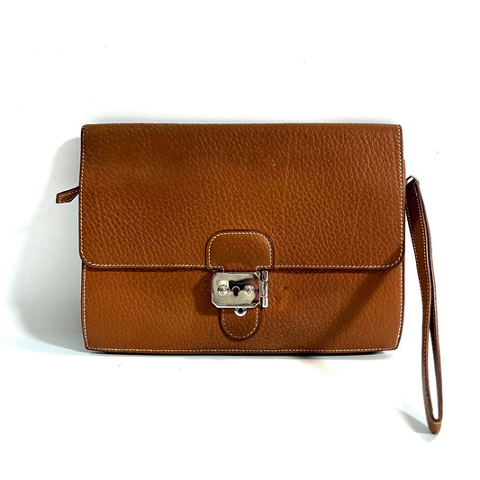 HERMES エルメス ポシェットジェット クラッチバッグ L刻印