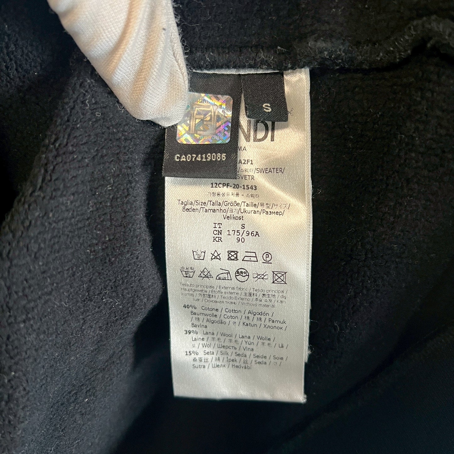 FENDI フェンディ パーカー サイドライン