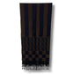 FENDI scarf Zucca pattern brown stripes