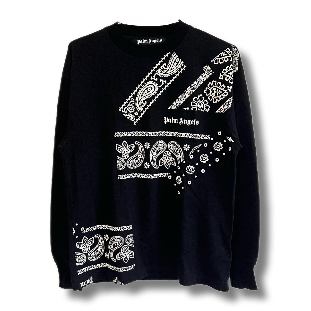 Palm Angels パームエンジェルス　ロングTシャツ　ペイズリー