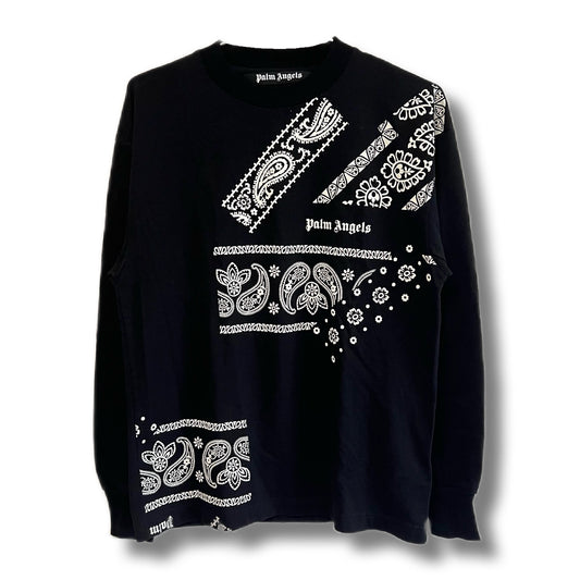 Palm Angels パームエンジェルス　ロングTシャツ　ペイズリー