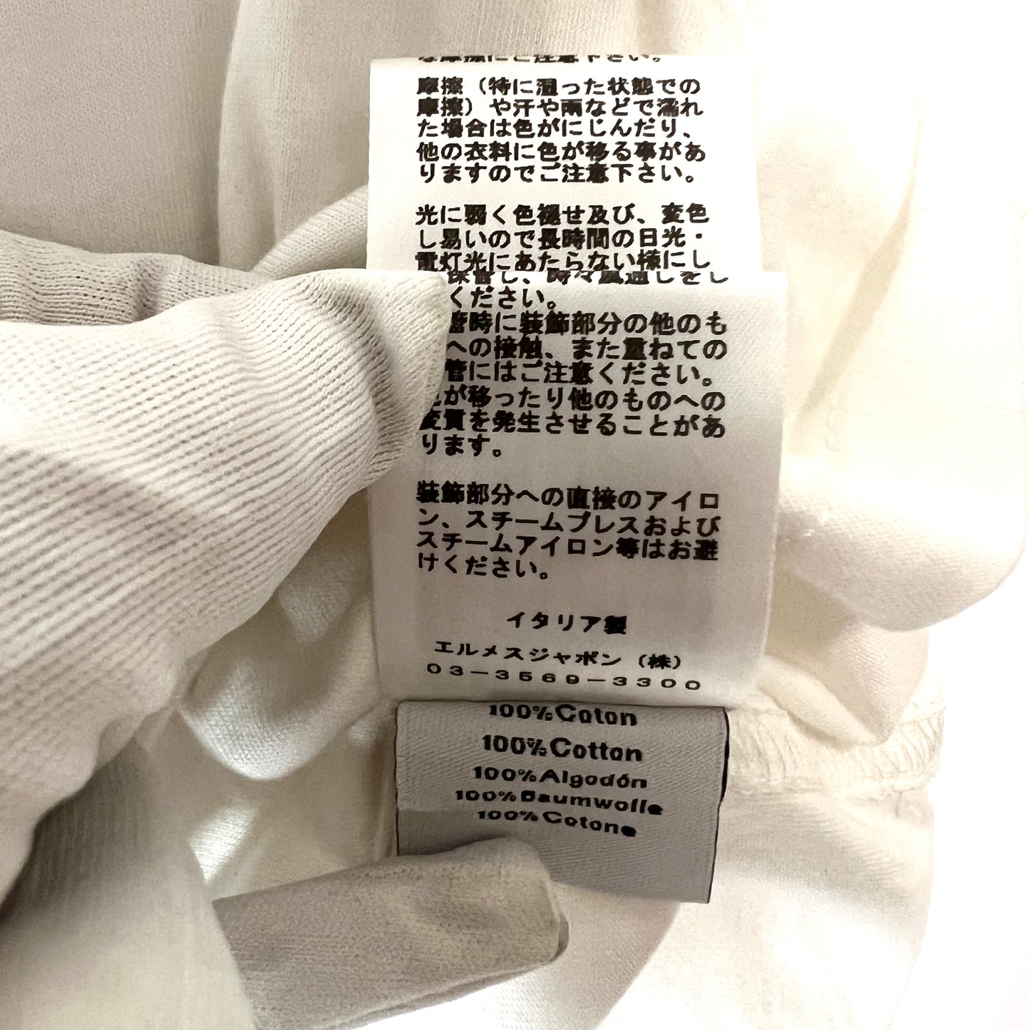 HERMES エルメス　22SS Tシャツ　 3Dプリント