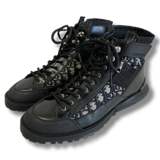 DIOR HOMME Dior Homme Combat Boots Oblique