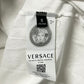 VERSACE ヴェルサーチ　ヴェルサーチェ　Tシャツ　ホワイト　モックネック