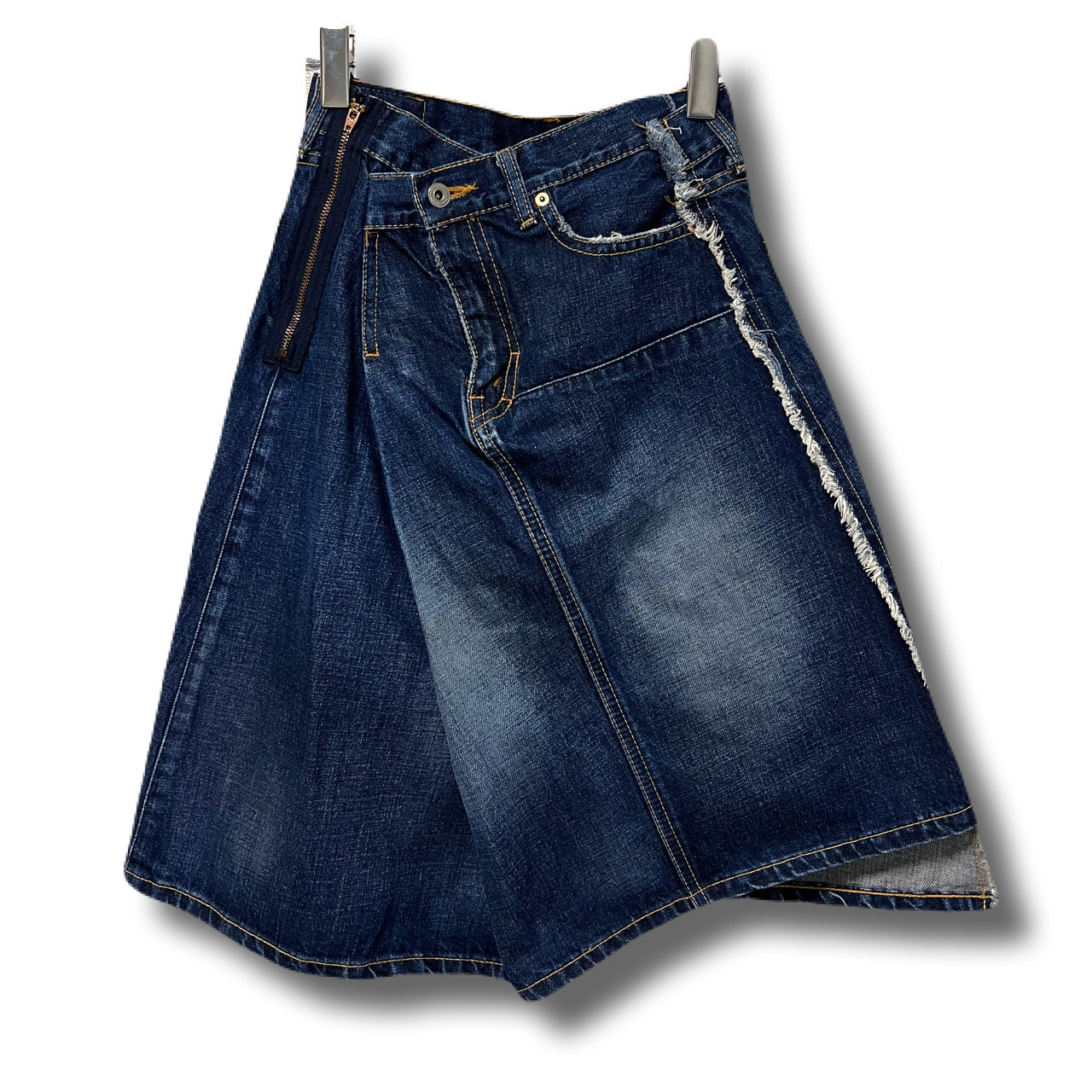 JUNYA WATANABE COMME des GARCONS
 Junya Watanabe Comme des Garcons Deformed Denim Skirt