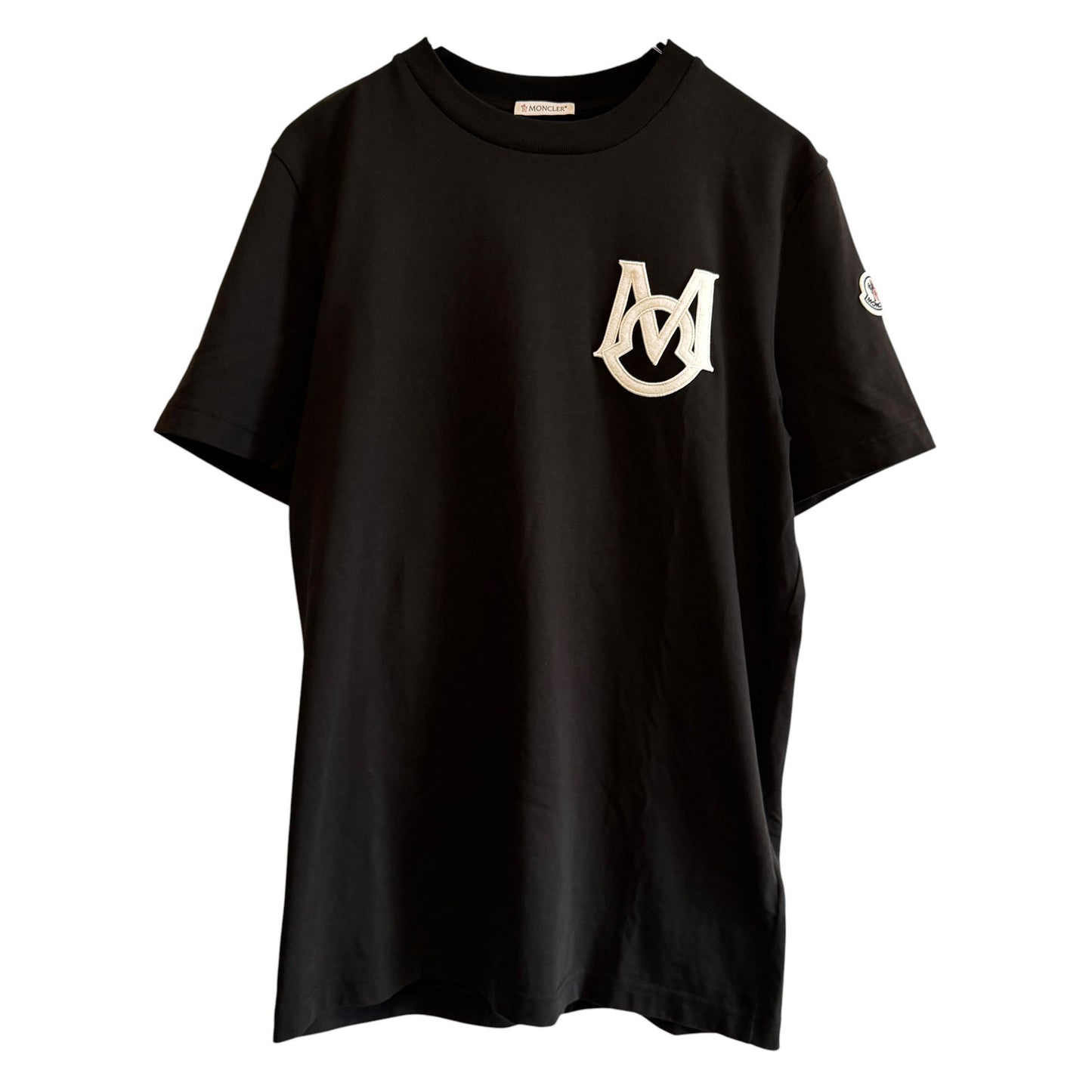 モンクレール 現行 Tシャツ モノグラムパッチ