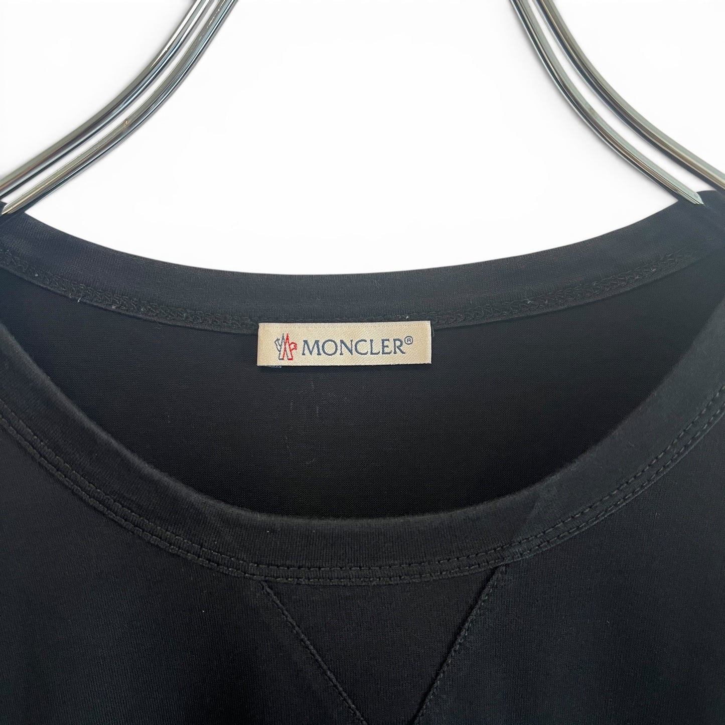 モンクレール Tシャツ ダブルロゴワッペン