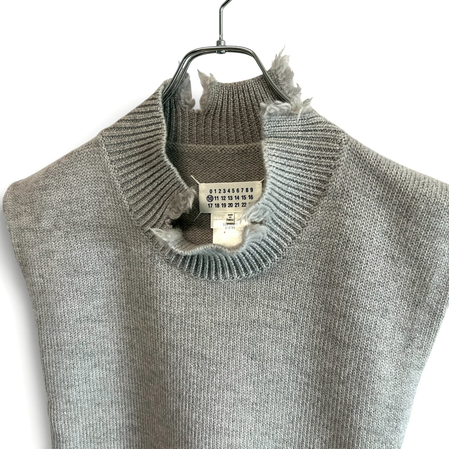 メゾンマルジェラ 19SS ダメージニットベスト