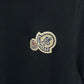 MONCLER モンクレール　Tシャツ　ダブルワッペン ブラック