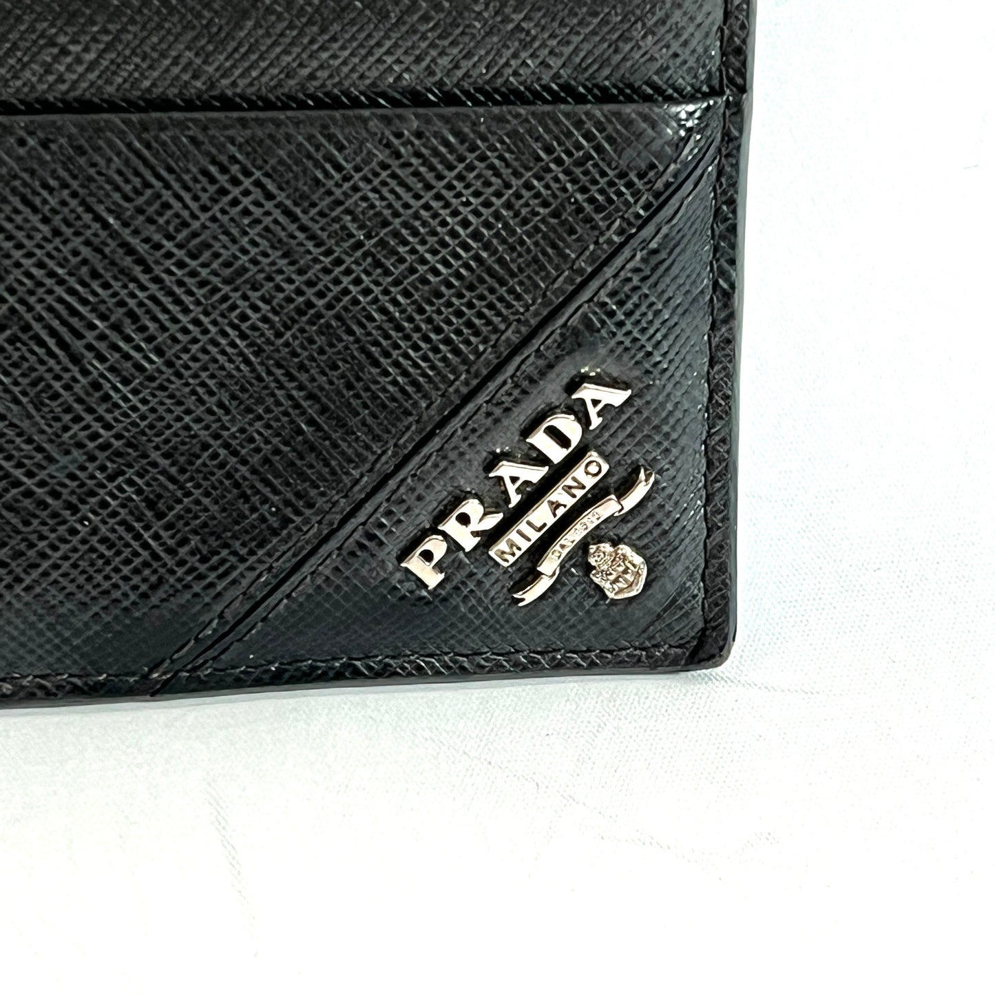 PRADA プラダ サフィアーノ カードケース トライアングルロゴ