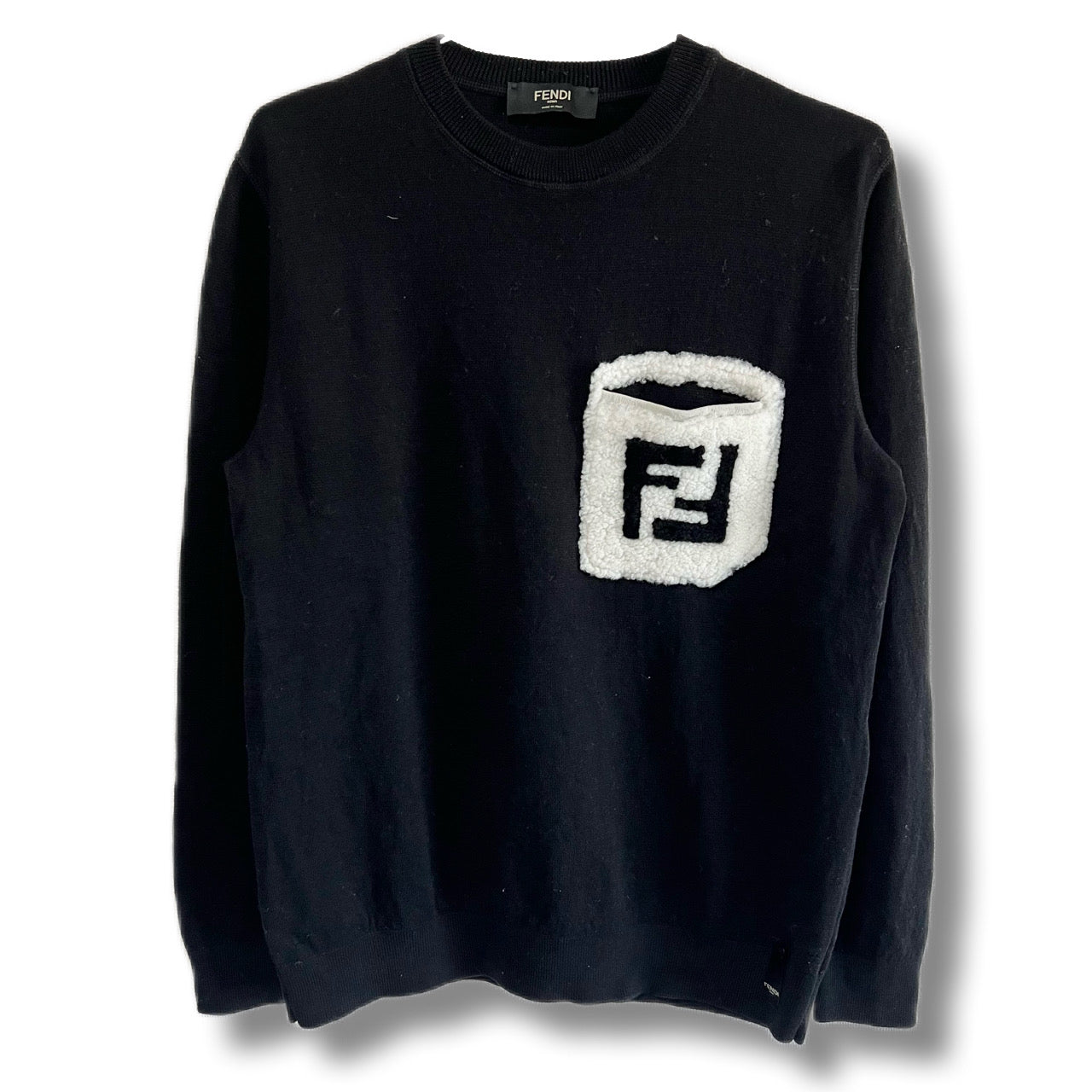FENDI フェンディ ニット　ロゴポケット
