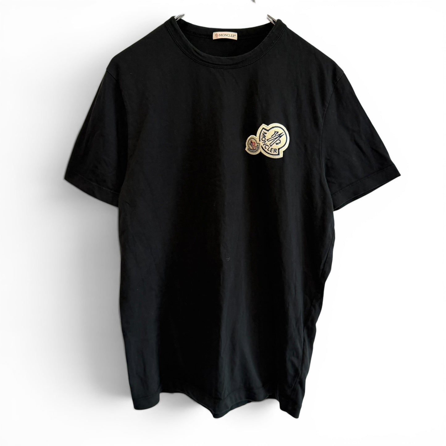 モンクレール Tシャツ ダブルロゴパッチ