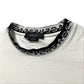 VERSACE ヴェルサーチ　ヴェルサーチェ　Tシャツ　ホワイト　モックネック