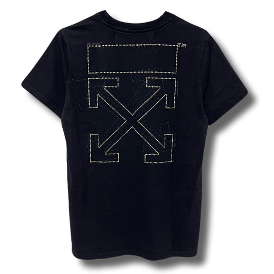 OFF-WHITE オフホワイト　Tシャツ　スワロフスキー