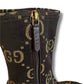 GUCCI Gucci sock boots GG pattern brown