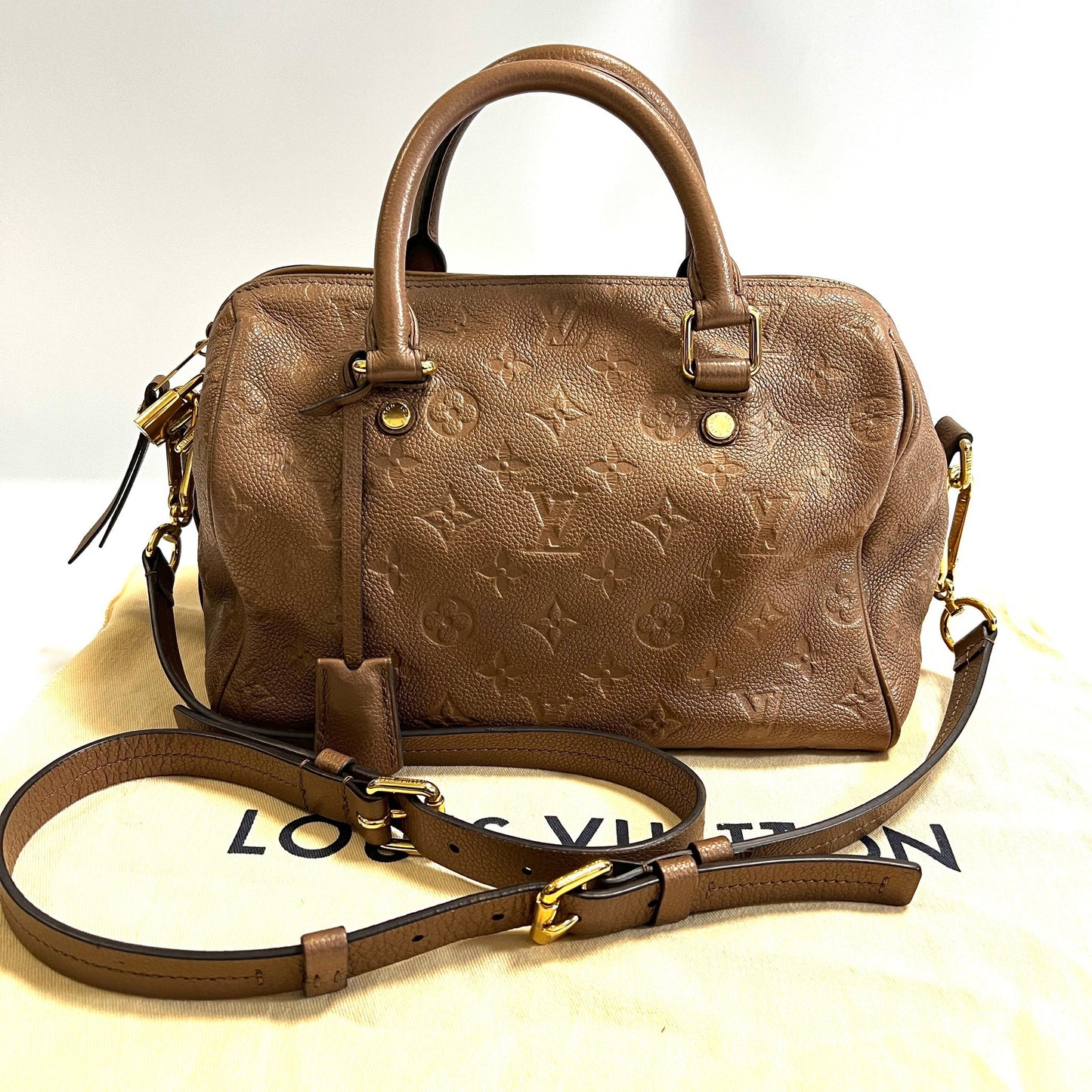 LOUIS VUITTON アンプラント スピーディ25 ショルダーバッグ ハンド