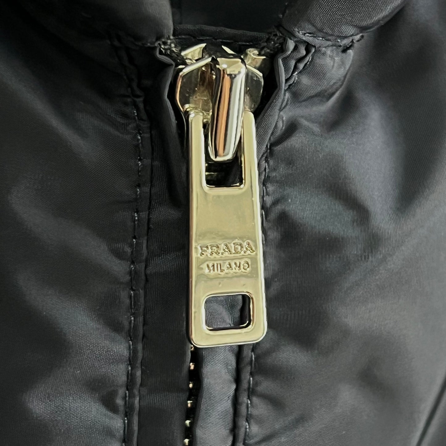 PRADA Prada nylon jacket hoodie navy