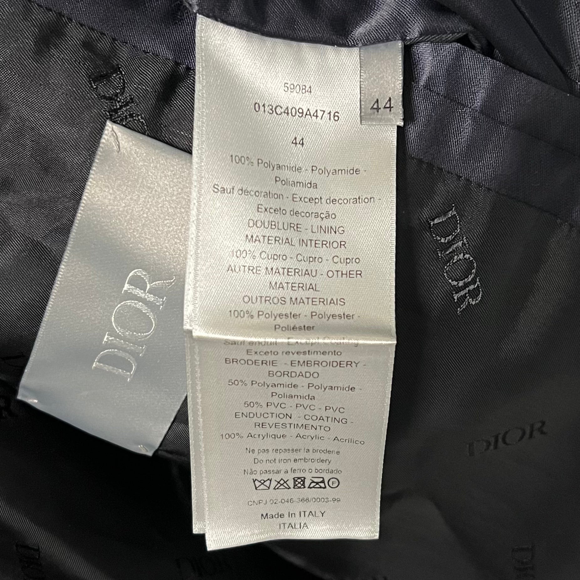 DIOR HOMME ディオールオム ボンバージャケット サドルポケット DIOR HOMME ディオールオム ボンバージャケット サドルポケット