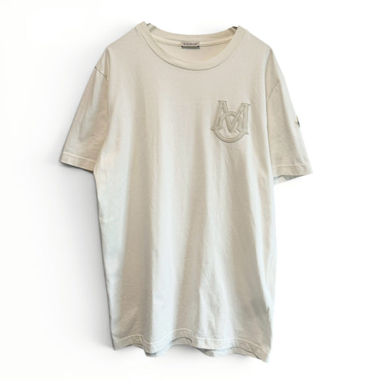 モンクレール Tシャツ モノグラムパッチ 肩ロゴ