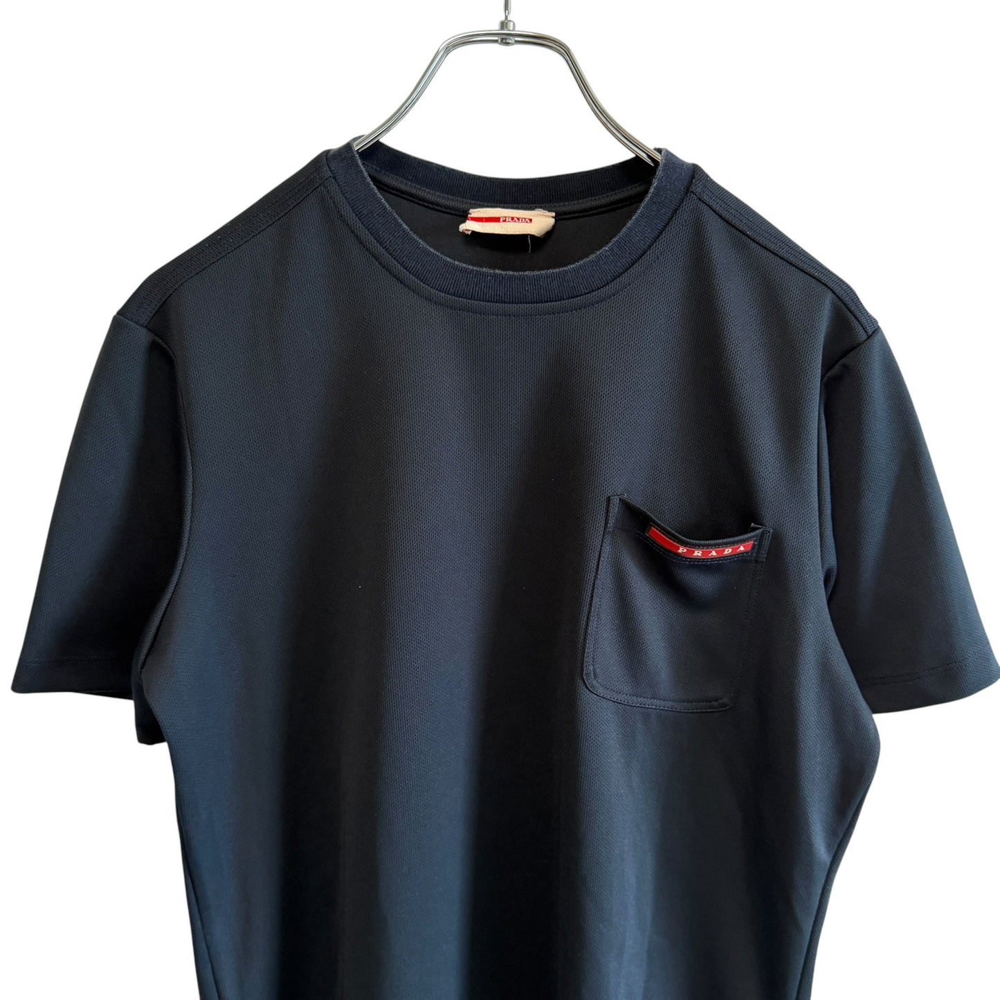 PRADA プラダ Tシャツ ラバーロゴパッチ