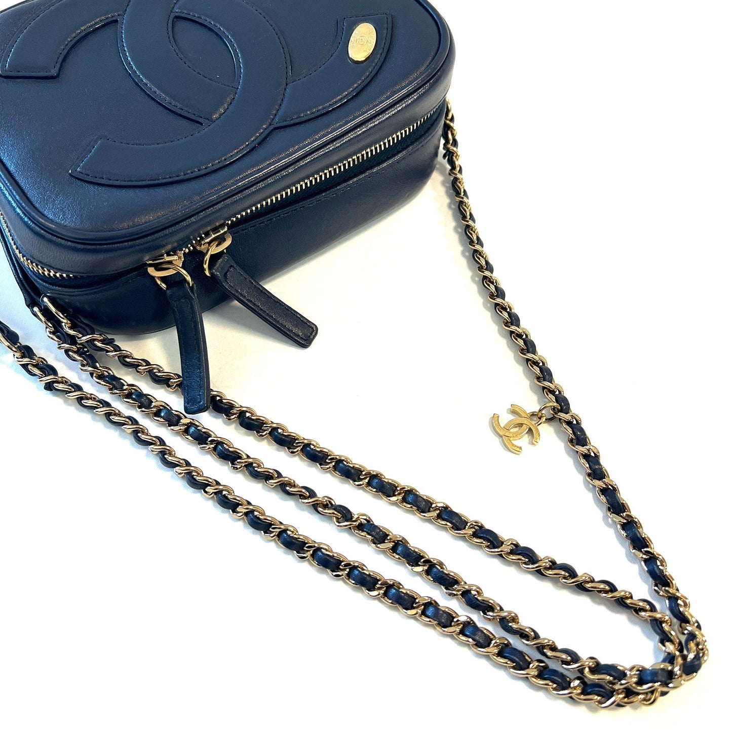 CHANEL シャネル デカココ ショルダーバッグ ラウンド マトラッセ