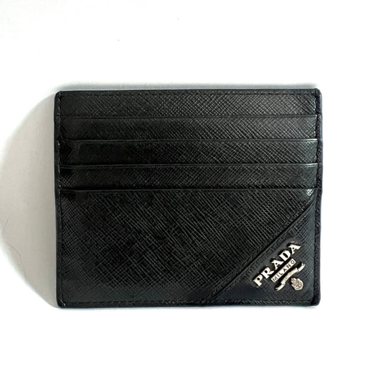 PRADA プラダ サフィアーノ カードケース トライアングルロゴ