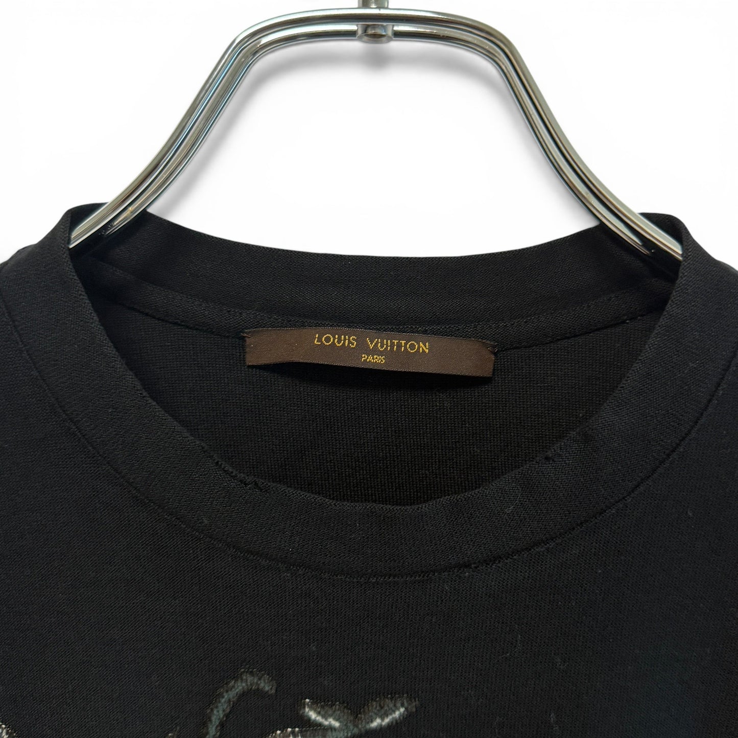 ルイヴィトン Tシャツ フローラルパンサー 刺繍