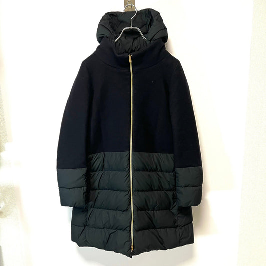 HERNO ヘルノ ダウンコート ウール切替