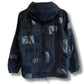 コムデギャルソンオム　18aw フードジャケット　パーカー　パッチワーク