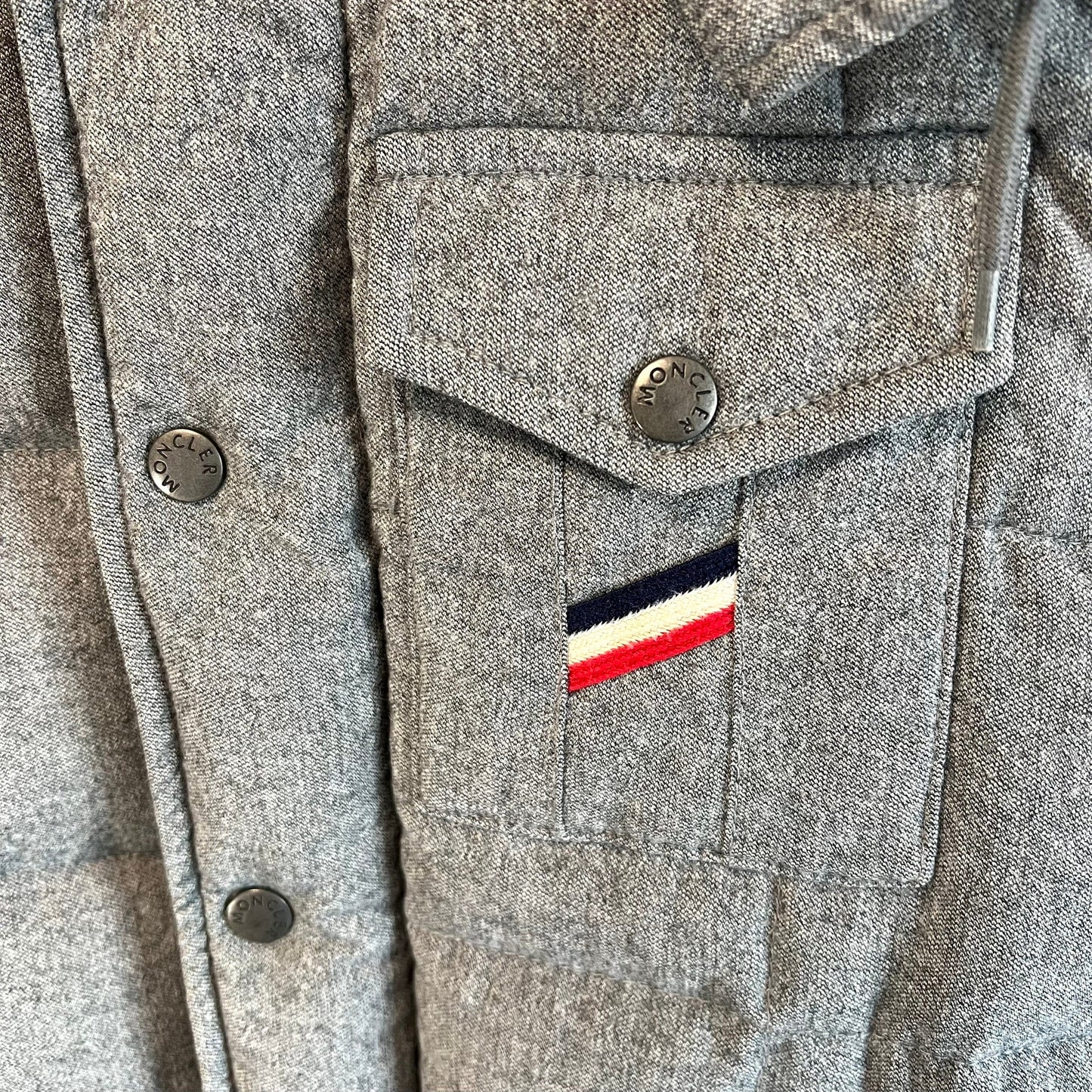 MONCLER ERAULT モンクレール ダウンジャケット ベスト フード グレー