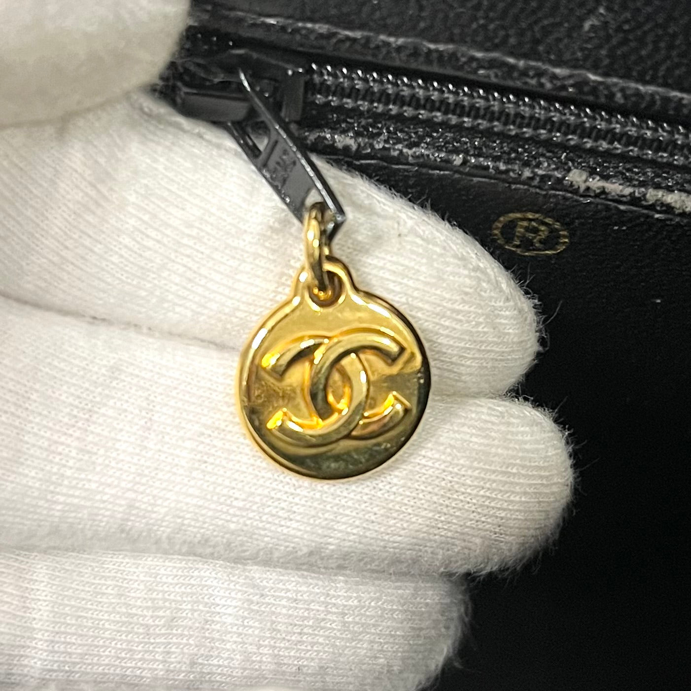 CHANEL Chanel handbag shoulder tote lambskin