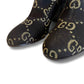 GUCCI Gucci sock boots GG pattern brown