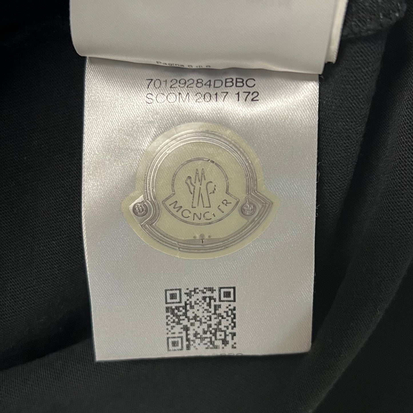 MONCLER モンクレール　Tシャツ　ダブルワッペン ブラック