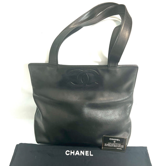 CHANEL シャネル ショルダーバッグ トート ラムスキン